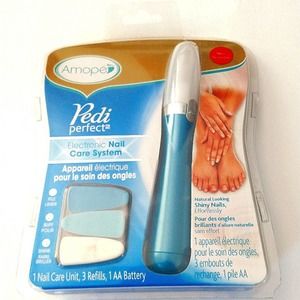 3/30 New Amope Pedi Perfect Electronic Nail Care System Battery Included